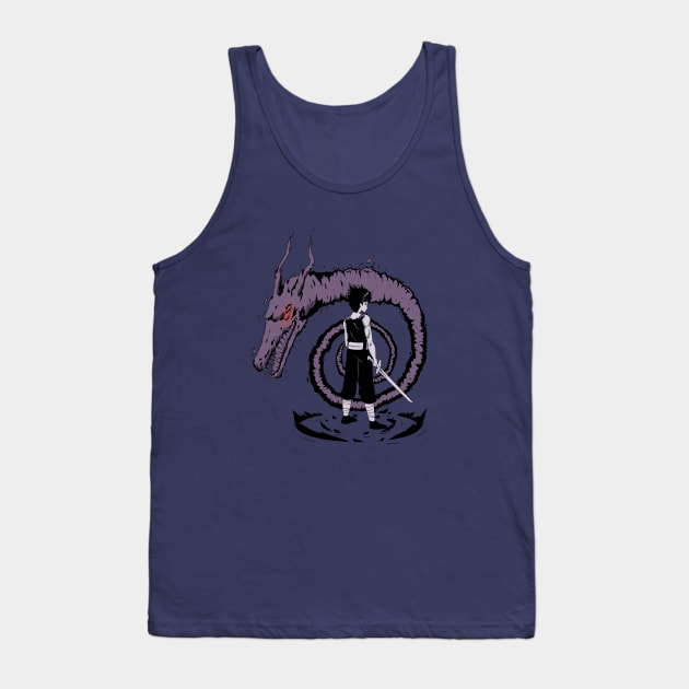 Dragon of the Darkness Flame Tank Top by Seoteltrut